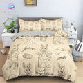 Dressed Rabbit Duvet Cover