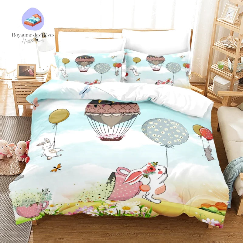 Magisch konijn dekbedovertrek