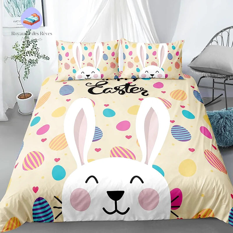Housse de Couette Lapin Mignon