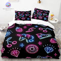 Housse de Couette Licorne Noir