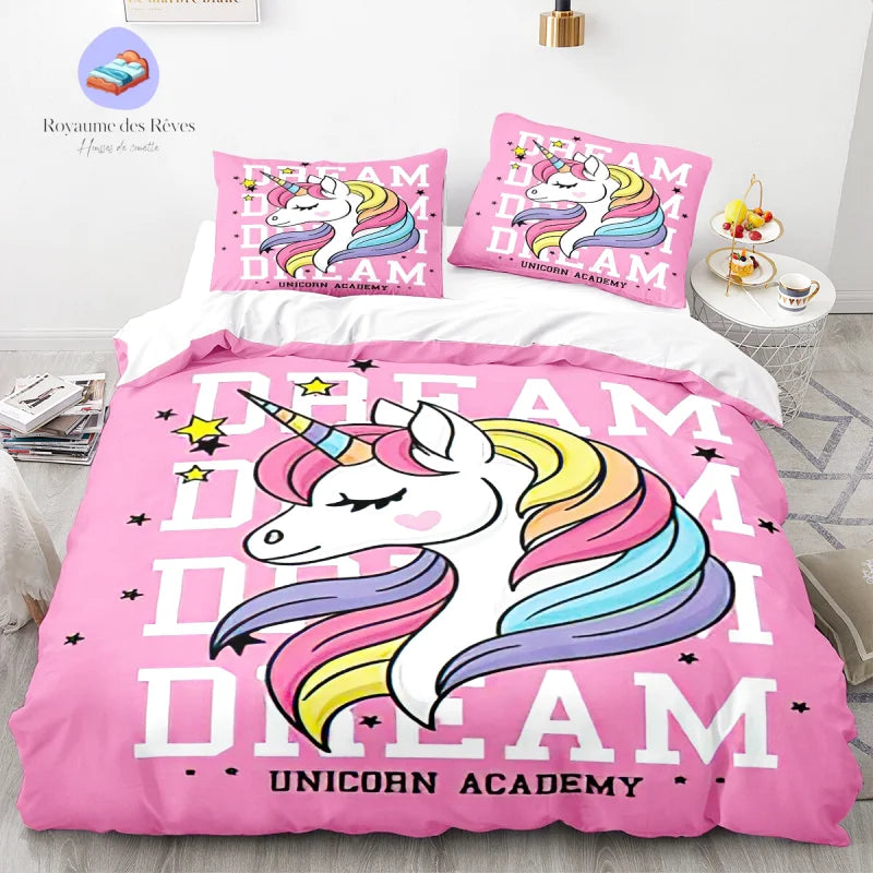 Housse de Couette Licorne Rêve