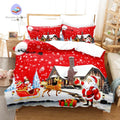 Santa's House Duvet Cover