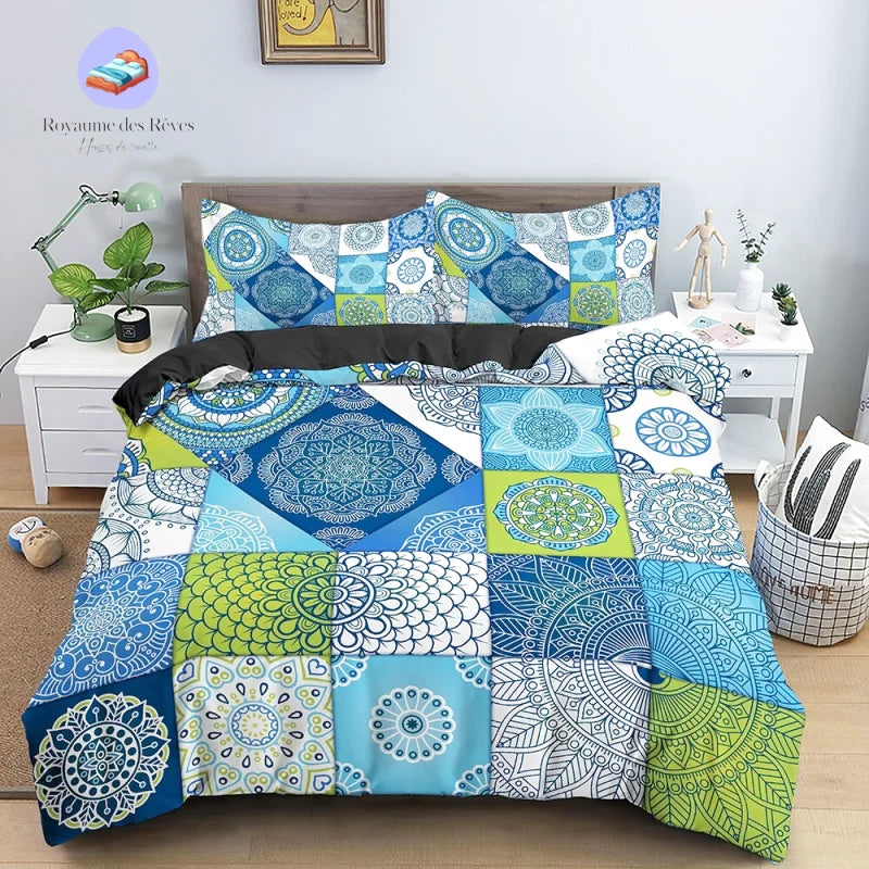 Housse de Couette Mandala Carré