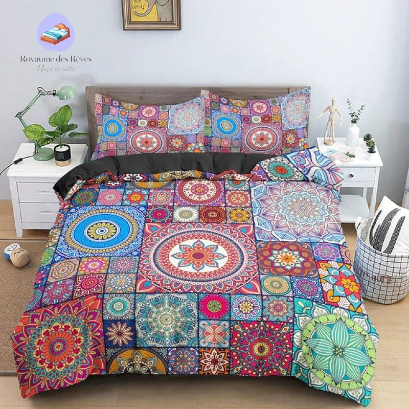 Housse de Couette Mandala Coloriage