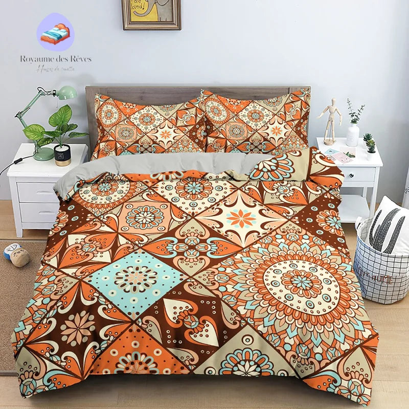 Housse de Couette Mandala Couleur