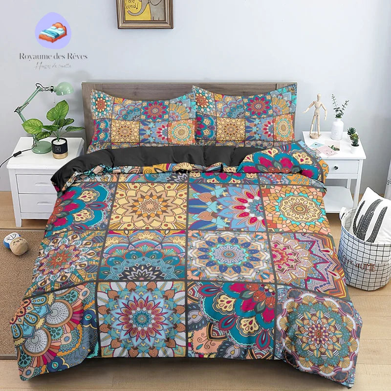 Housse de Couette Mandala Dessin