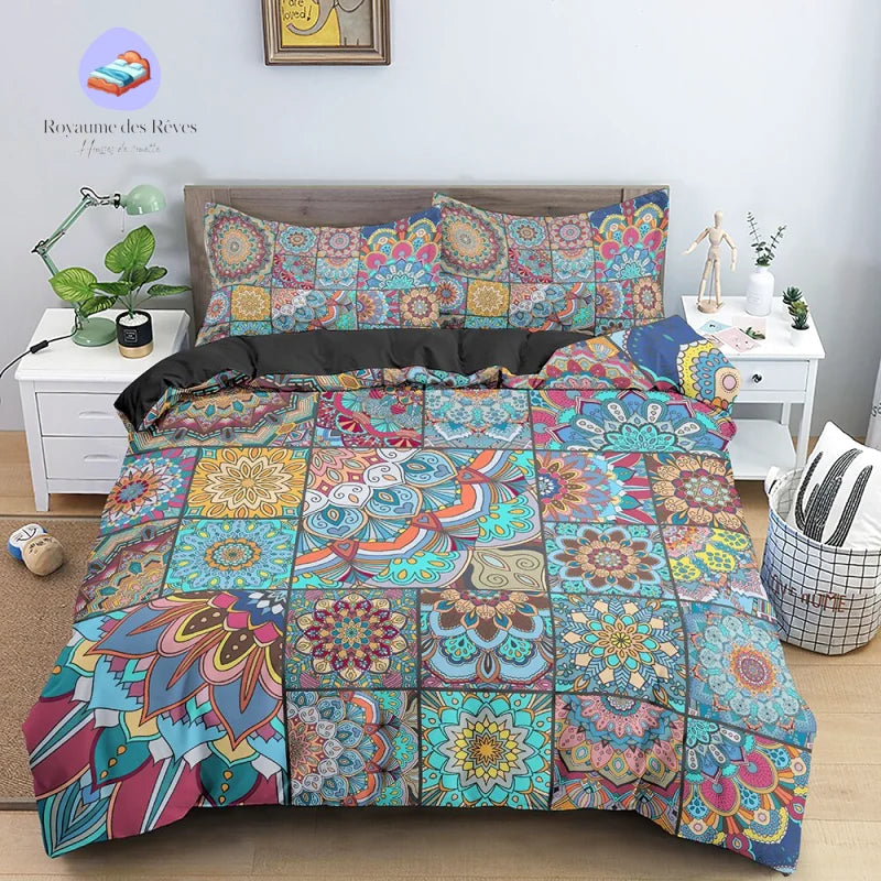 Housse de Couette Mandala Fleur