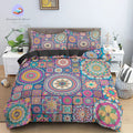 Housse de Couette Mandala Quadrillage