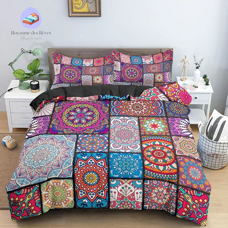 Housse de Couette Mandala Vitrail