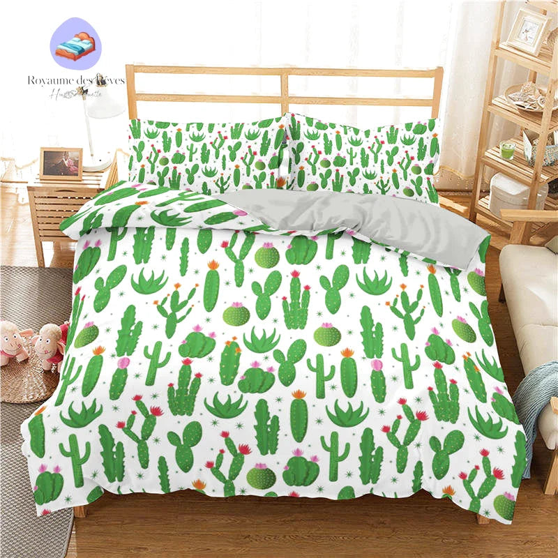 Housse de Couette Mini Cactus
