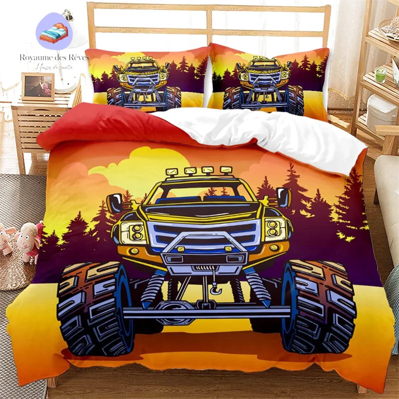 Housse de Couette Monster Truck Soleil