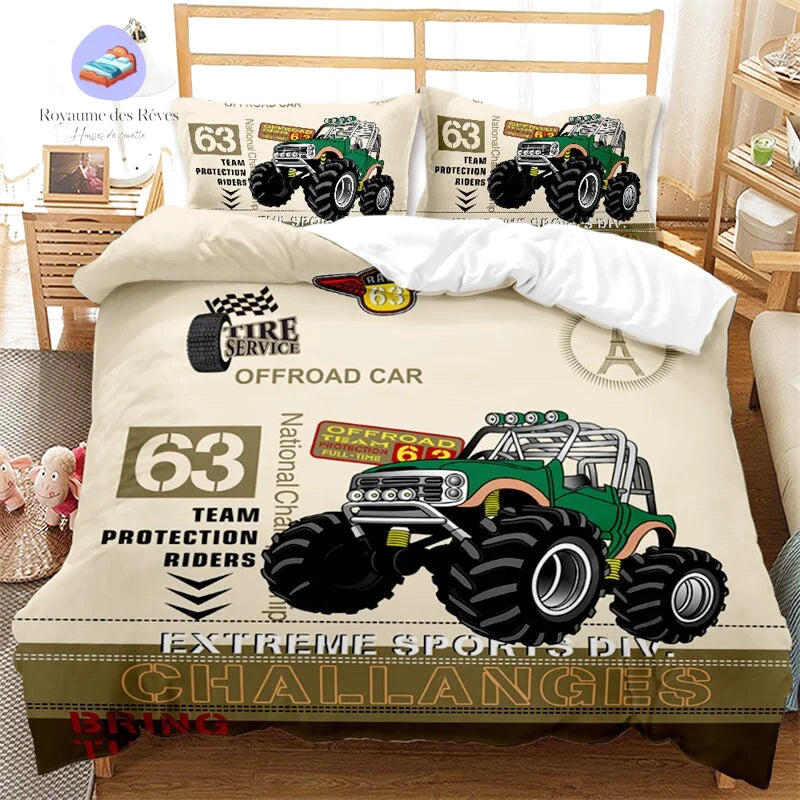 Housse de Couette Monster Truck Sport