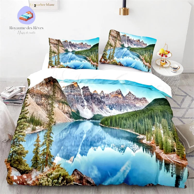 Housse de Couette Montagne Belle Vue