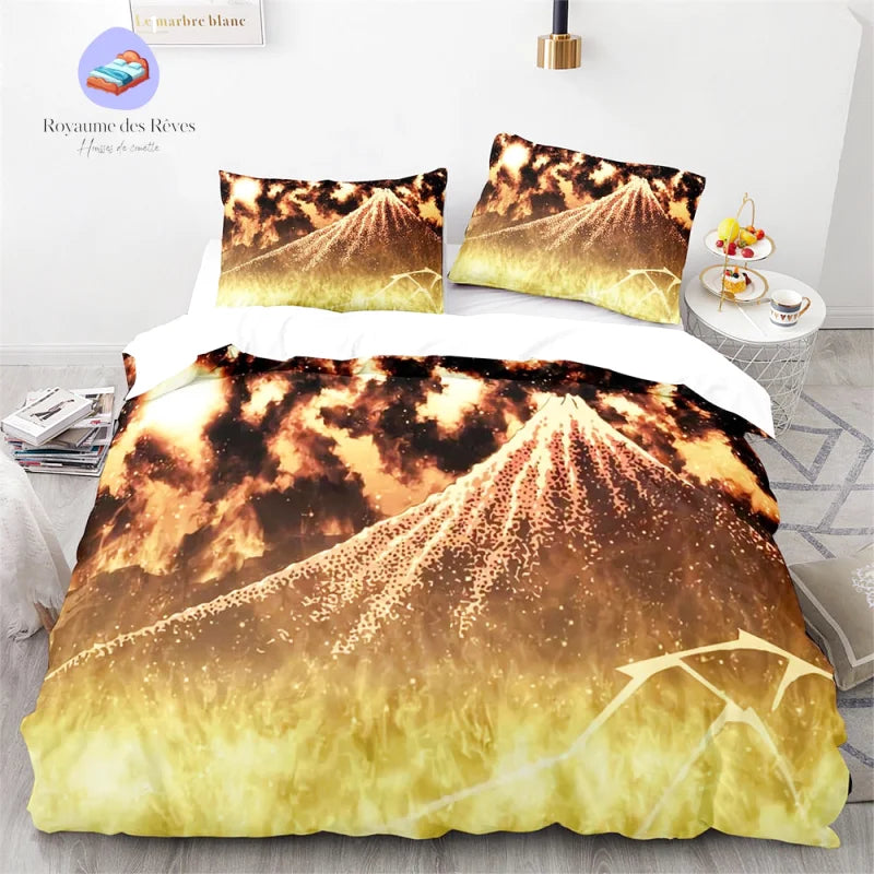 Housse de Couette Montagne Eruption