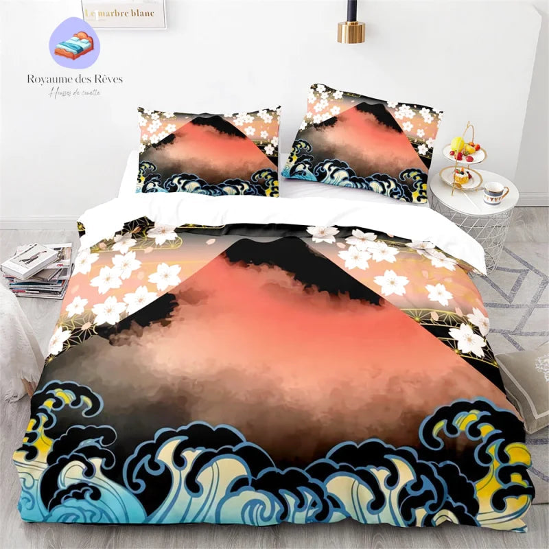 Housse de Couette Montagne Nuit