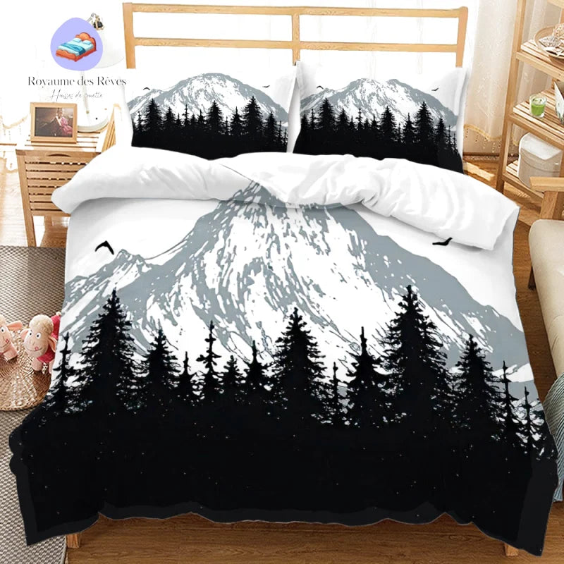 Housse de Couette Montagne Ombrée