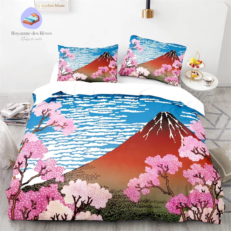 Housse de Couette Montagne Volcan