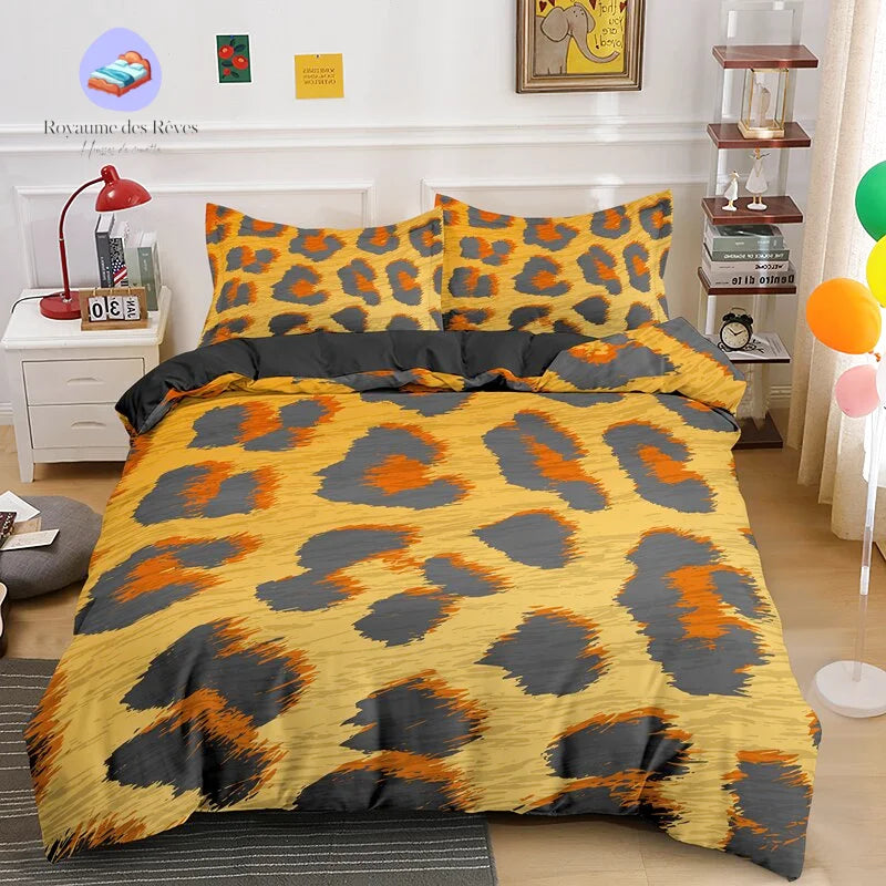 Housse de Couette Motif Fourrure