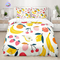 Housse de Couette Motif Fruits