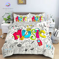 Housse de Couette Motif Music