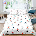 Housse de Couette Motif Ski