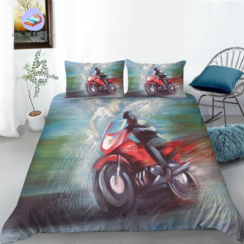 Housse de Couette Moto Grand Prix