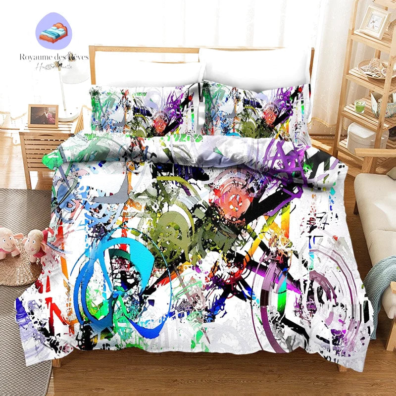 Housse de Couette Moto Sport