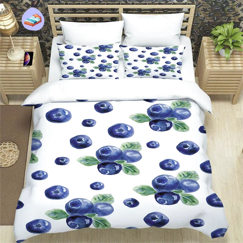 Wild Blueberry Duvet Cover