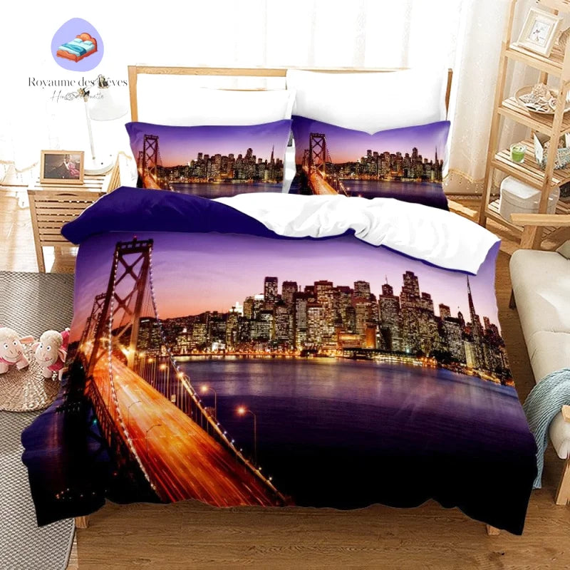 Housse de Couette New York Pont