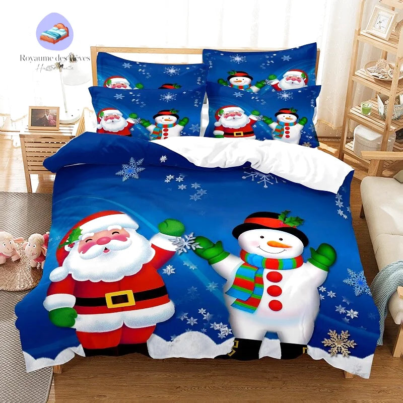 Immagine del copripiumino natalizio