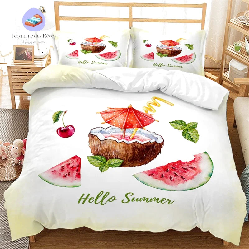 Housse de Couette Noix de Coco