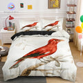 Housse de Couette Oiseau Rouge