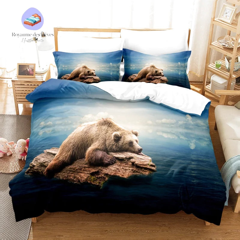 Copripiumino Orso in Pace