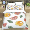 Red Grapefruit Duvet Cover