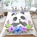 Housse de Couette Panda Clair