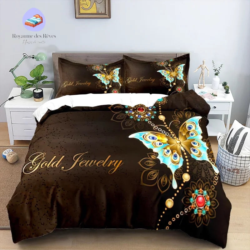 Housse de Couette Papillon Luxe