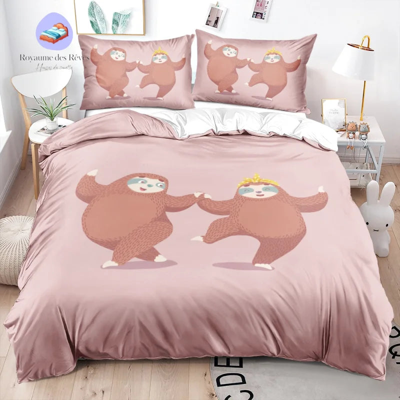 Housse de Couette Paresseux Danse