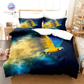 Housse de Couette Perroquet Ara Bleu