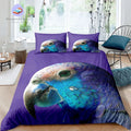 Housse de Couette Perroquet Violet
