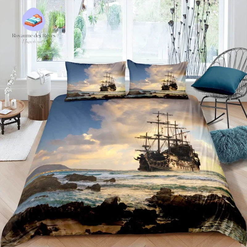 Housse de Couette Pirate Black Pearl