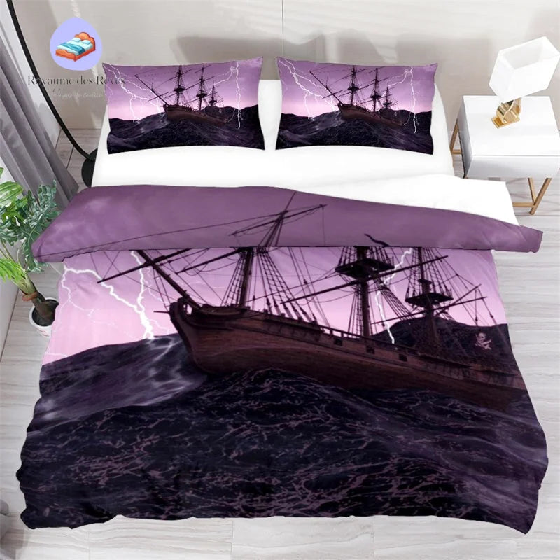 Housse de Couette Pirate Tempête