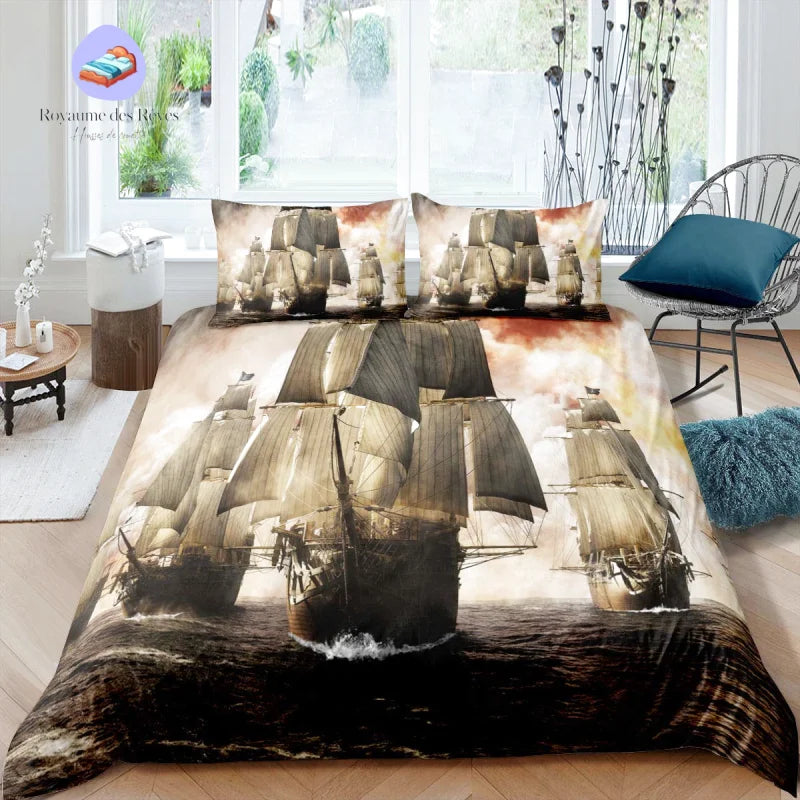 Copripiumino da vela pirata