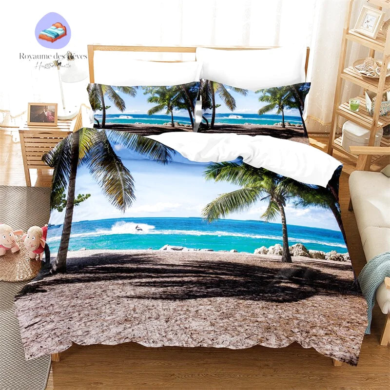 Housse de Couette Plage 220x240