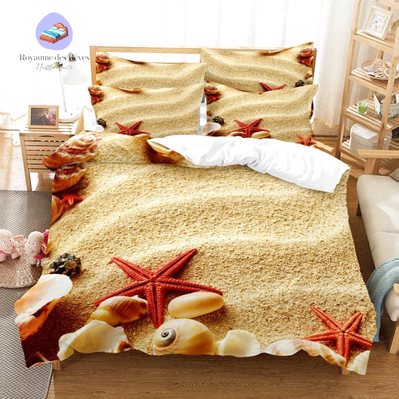 Housse de Couette Plage Étoile de Mer