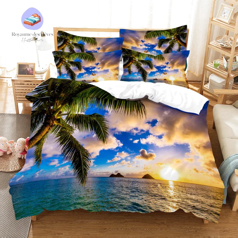 Housse de Couette Plage Île