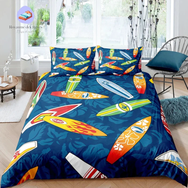 Housse de Couette Planche de Surf