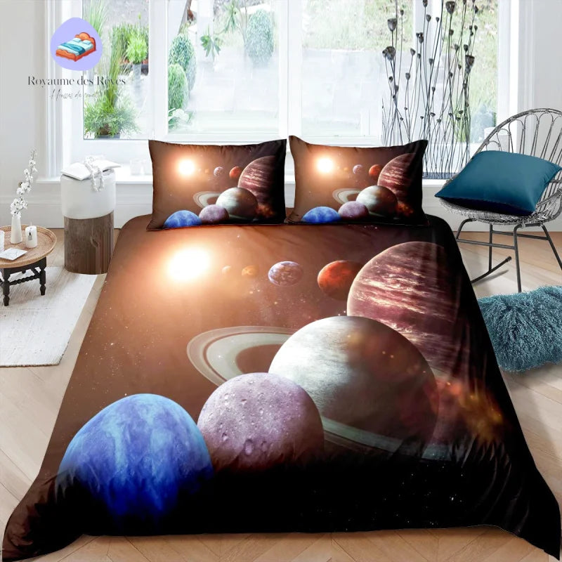 Housse de Couette Planète Solaire