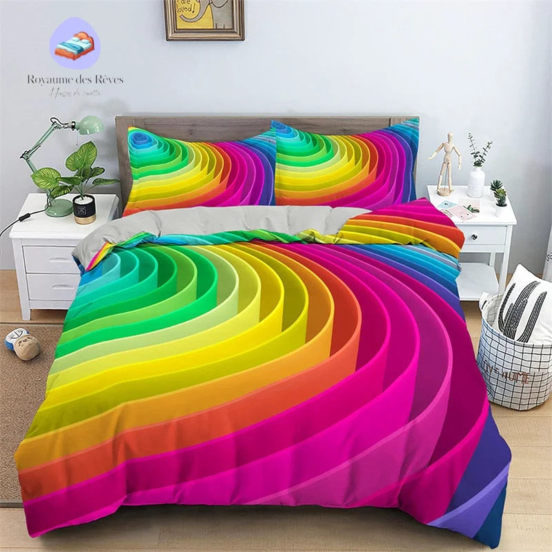 Housse de Couette Psychédélique Boho