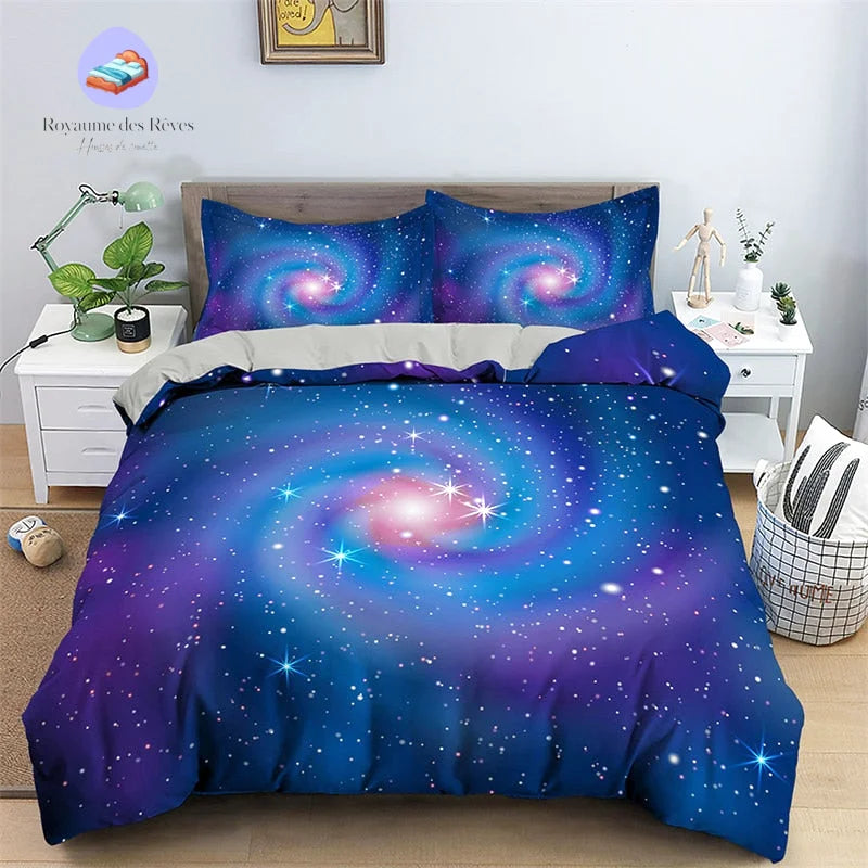 Housse de Couette Psychédélique Galaxie