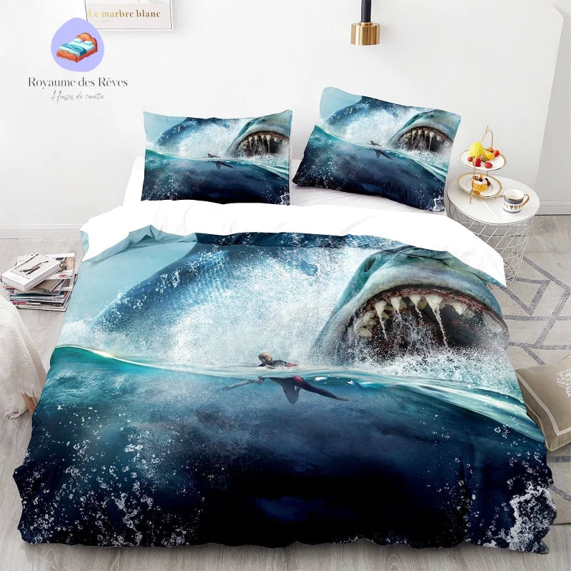 Copripiumino squalo terrificante